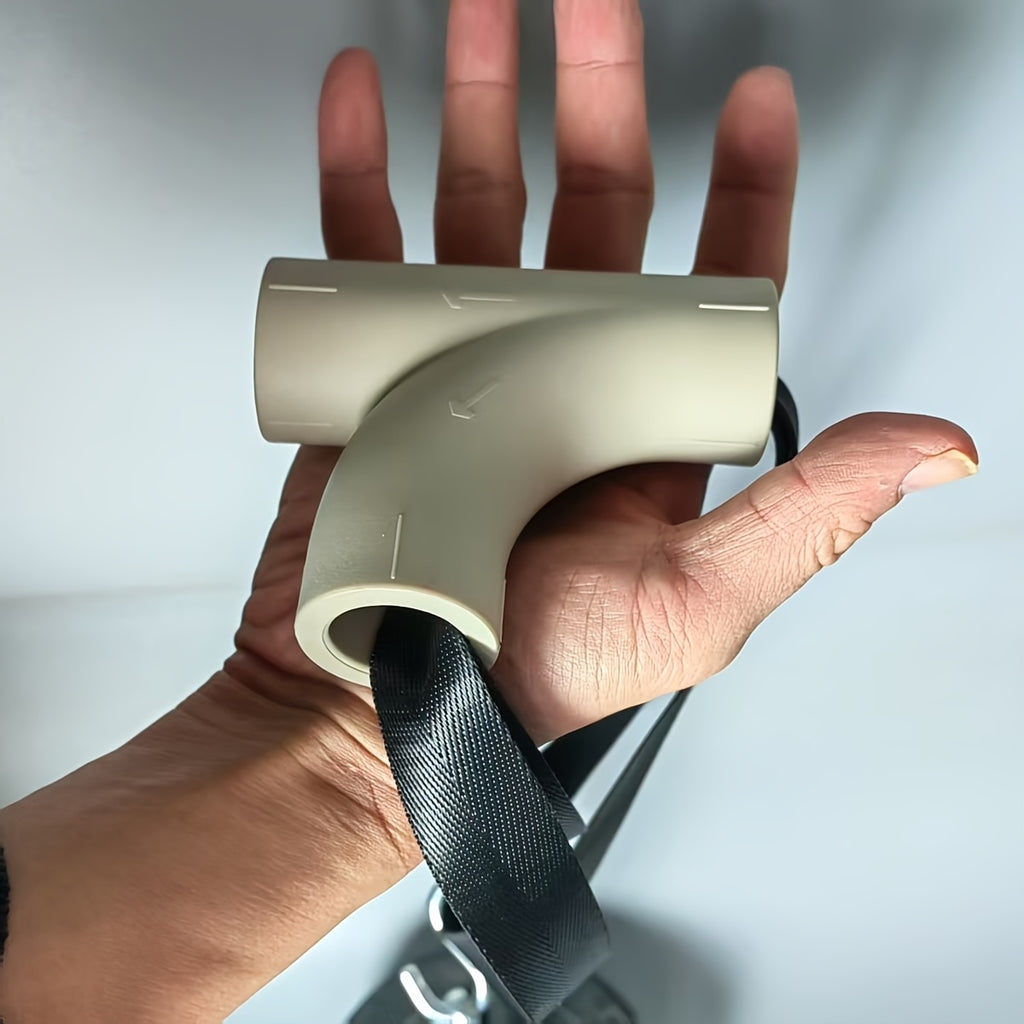 1pc Gray PP Wrist Strengthener Equipment - R-Shaped Forearm & Thumb Trainer for Enhanced Grip Strength, Fit for All Fitness Levels, Grip Training Tool | Ergonomic Grip | Efficient Design