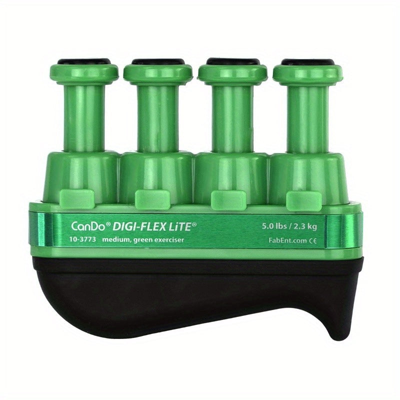 Cando Digiflex Lite Hand & Forearm Exerciser with 5 Adjustable Resistance Levels, Locking Buttons, Portable Grip - for Home Gym, Physical Relax, Grip Strength & Flexibility Training - Compatible with Heavy-Duty Equipment, Ergonomic Handles, Secure