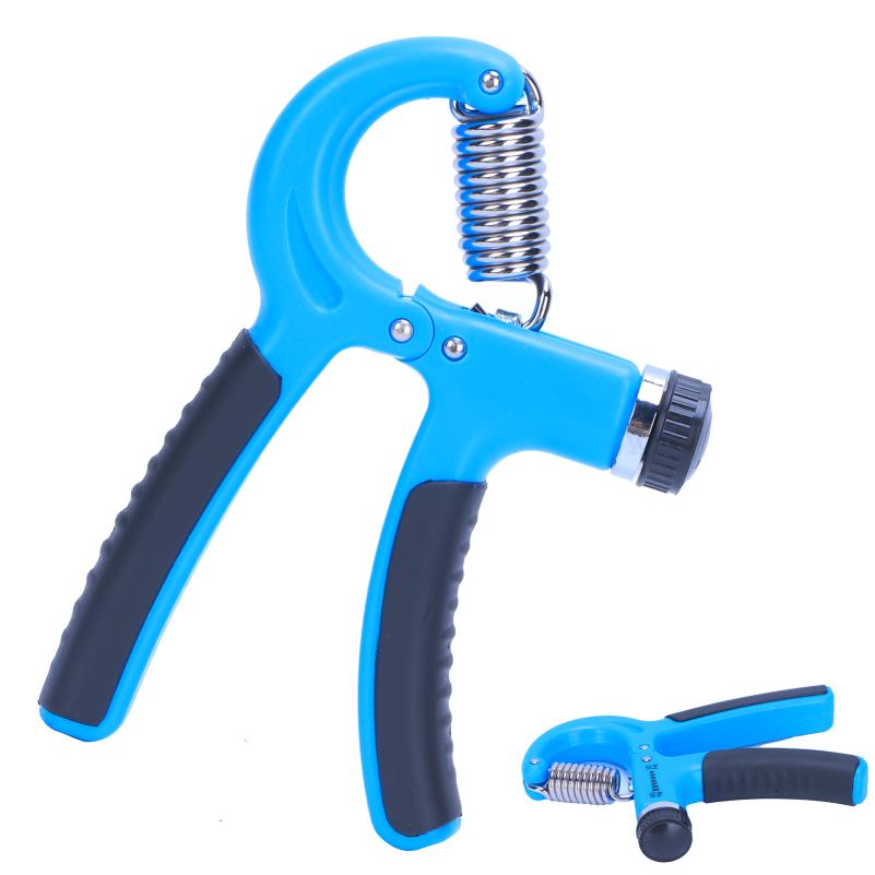 Adjustable Finger Exerciser for Arm Muscle Training Mini Fitness Equipment Blue 10 to 88.18LB, Hand Muscle Trainer, Wrist Strength Trainer, Arm Trainer, Arm Strength Trainer, Finger Workout, Lightweight Trainer, Ergonomic Grip, Durable Construction,