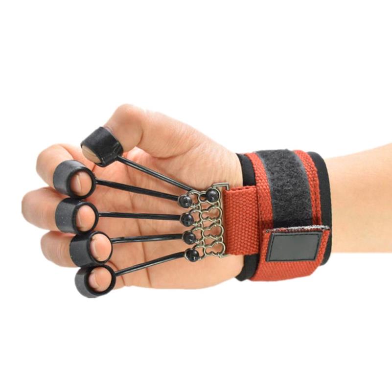 Hand and Finger Strengthening Exerciser with Resistance Bands - Heavy Duty Resistance Training System for Flexion/Extension, Grip Strength, Wrist Stability - Non-Slip Ergonomic Design with Comfortable Padding - Ideal for Gym, Physical, Arthritis, Carpal