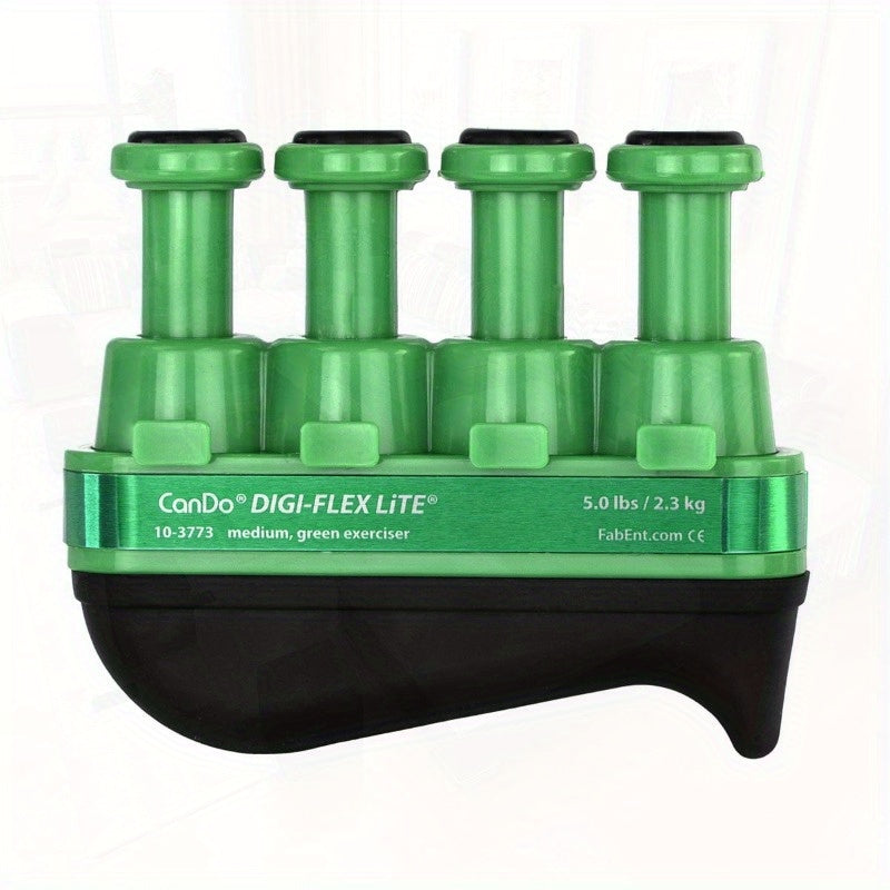 Cando Digiflex Lite Hand & Forearm Exerciser with 5 Adjustable Resistance Levels, Locking Buttons, Portable Grip - for Home Gym, Physical Relax, Grip Strength & Flexibility Training - Compatible with Heavy-Duty Equipment, Ergonomic Handles, Secure