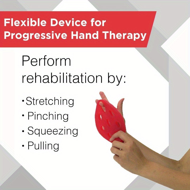 Hand Xtrainer - Non-Latex Grip Strength Trainer with Thermal (Hot/Cold), Progressive Resistance System for Arthritis, Carpal Tunnel, Tennis,, Gym - Latex-Free Exercise Device for Home/Office/Travel - Red/Colors Available - Ideal for Beginners & Advanced