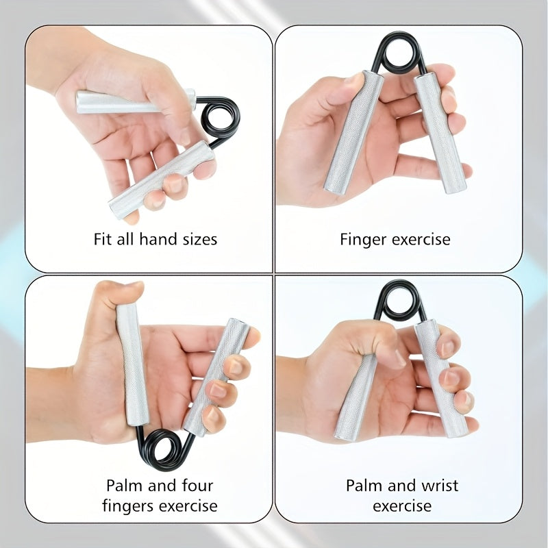 6pcs, 50-300, 100-350, metal heavy-duty grip, suitable for home fitness, arm and wrist training, finger strength fitness equipment
