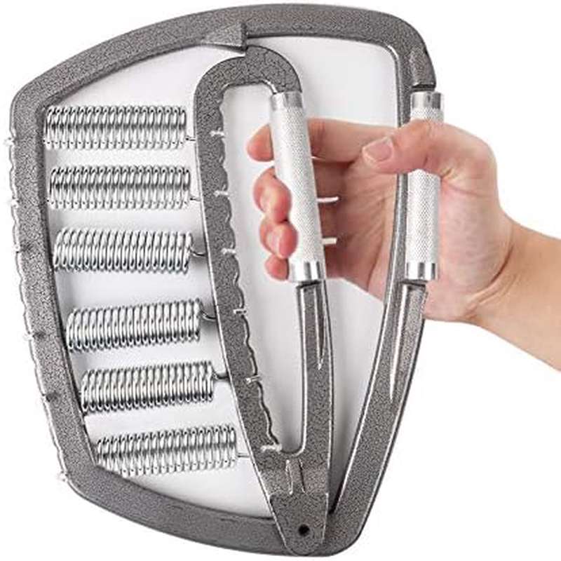 Professional Heavy-Duty Hand Grip Strengthener - Adjustable Grip Trainer (200-1200lbs) with Non-Slip Grip, Weighted Forearm & Arm Builder for Home Gym, Office, Athletic Training - Portable with Carry Bag - Ideal for Weightlifting, Rock Climbing, Rehab -