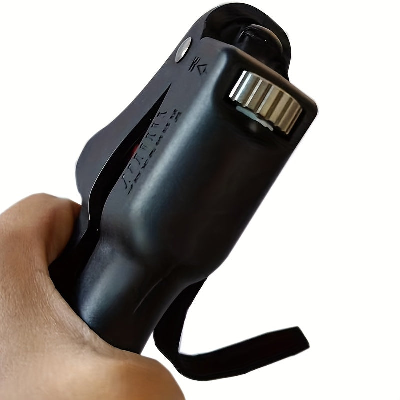Adjustable R-Shape Grip Strengthener with Extended Handle - Durable PP Material, Black, Hand Exerciser for Muscle Building and Finger Rehabilitation, Ideal for Fitness Enthusiasts