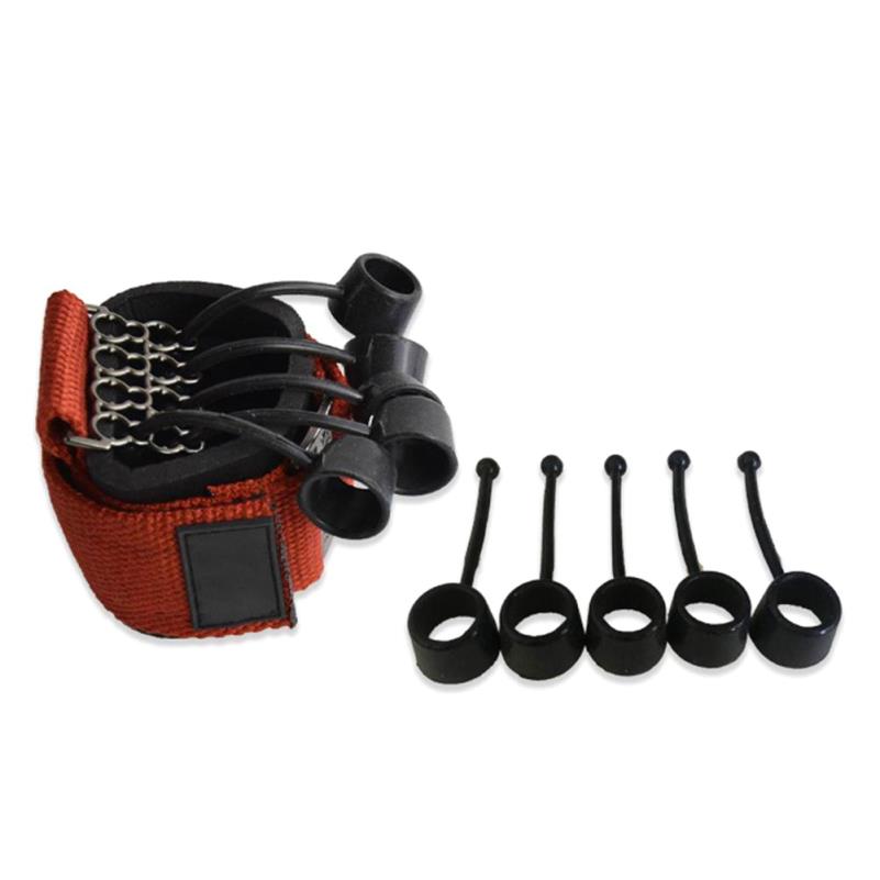 Hand and Finger Strengthening Exerciser with Resistance Bands - Heavy Duty Resistance Training System for Flexion/Extension, Grip Strength, Wrist Stability - Non-Slip Ergonomic Design with Comfortable Padding - Ideal for Gym, Physical, Arthritis, Carpal