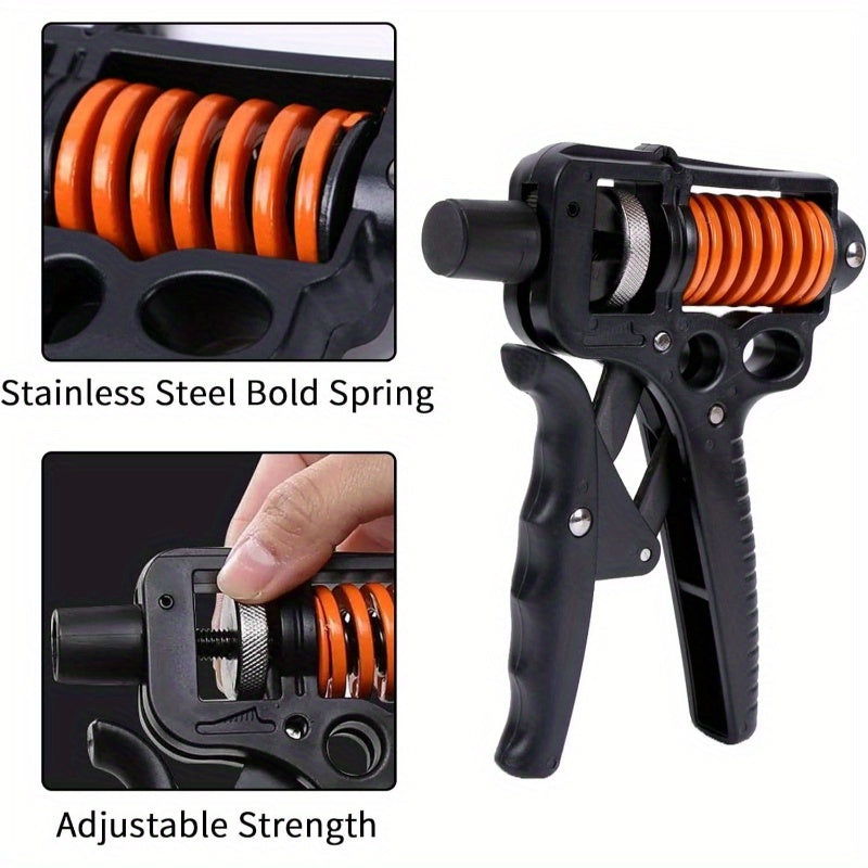 5-Pack Grip Strength Trainer Kit with Adjustable Resistance, Forearm Strengthener, Finger Exerciser Stretcher, Hand Grippers & Stress Relief Ball - Multi-Color Non-Woven Material for Muscle Building & Injury Recovery, Forearm Workout Equipment|Adjustable