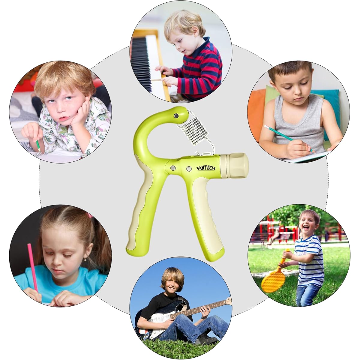 Hand Grip Strengthener for Kids and Youth, Adjustable Resistance Hand Gripper 11- 45Lbs, Hand Grips for Strength Training, Grip, Adjustable Hand Grip, Hand Grip Counter, Grip Strength Ring, Metal Hand Grip, Adjustable Power Hand Grip, Finger Strengthener,