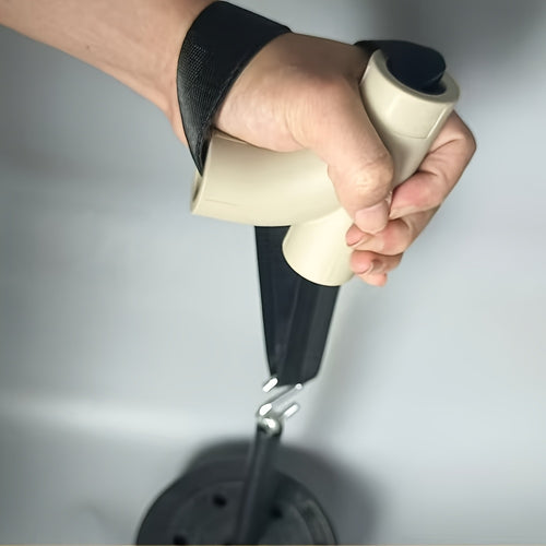 1pc Gray PP Wrist Strengthener Equipment - R-Shaped Forearm & Thumb Trainer for Enhanced Grip Strength, Fit for All Fitness Levels, Grip Training Tool | Ergonomic Grip | Efficient Design