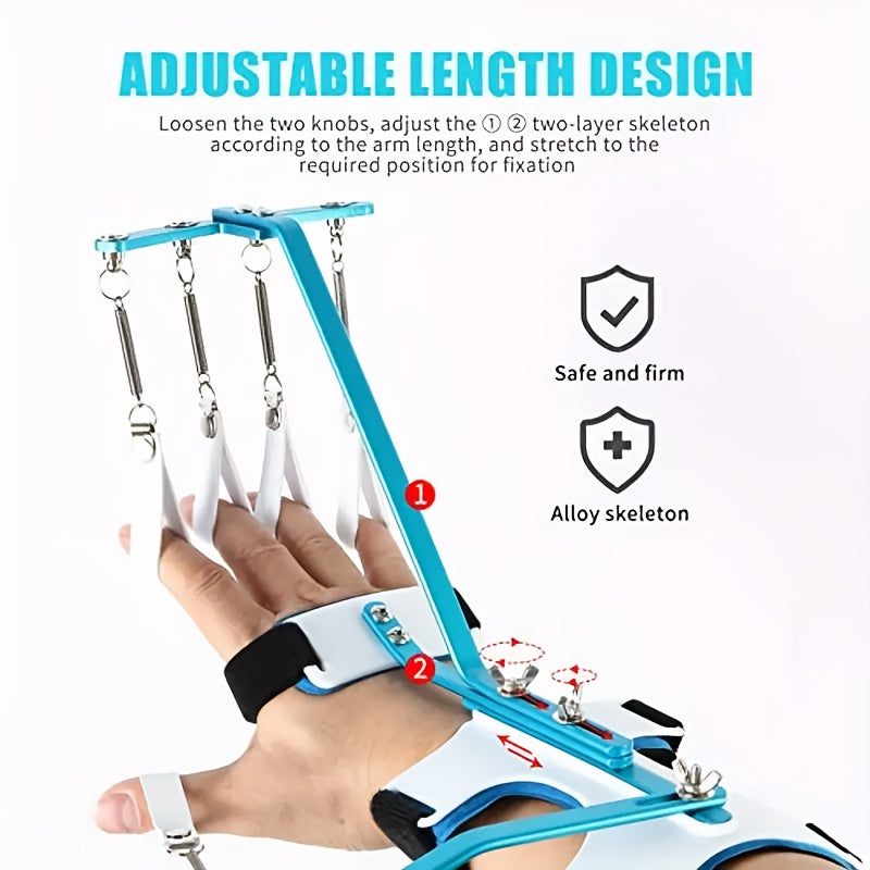 Adjustable Hand & Wrist Rehabilitation Exercise Equipment - Metal Medical Training Device for Seniors, Physical Relax & Dexterity Improvement - Ideal Elder Care Gift for Home or Clinic Use, Wrist Strengthener, Senior Wellness Tool, Ergonomic Design,